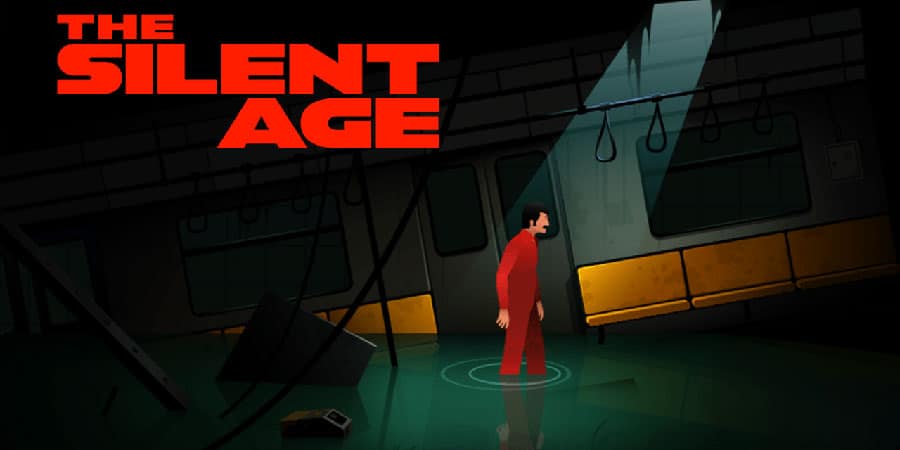 The Official Picture of The Silent Age with its main character, One of best adventure games for android.