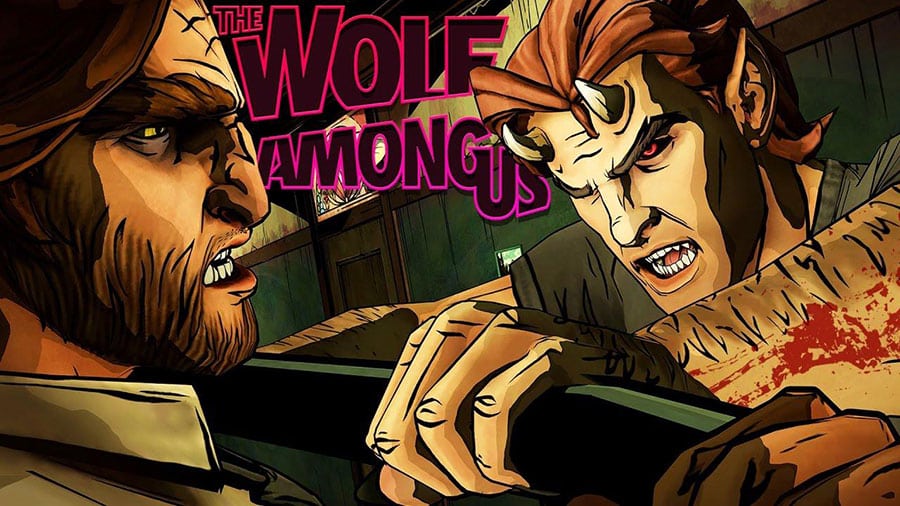 The Official Picture of The Wolf Among Us featuring bigby wolf and beast, One of best adventure games for android.