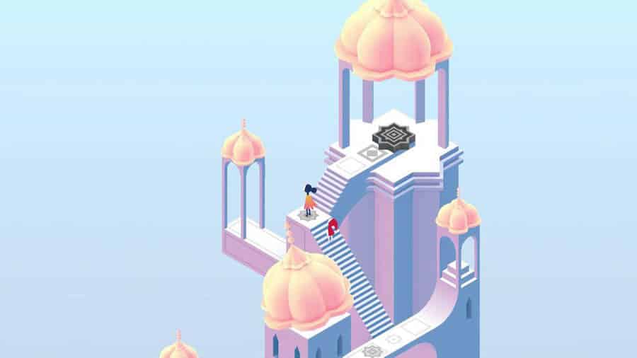 The official picture of Monument Valley 2, one of the best adventure games for iphone.