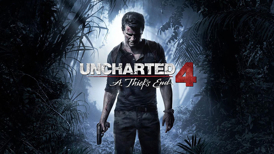 The Official Picture of Uncharted 4: A Thief’s End Featuring Nathan Drake ,One of best adventure games for ps4.