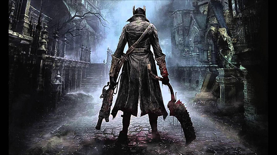 The Official Picture of Bloodborne Featuring its main character, One of best adventure games for ps4.