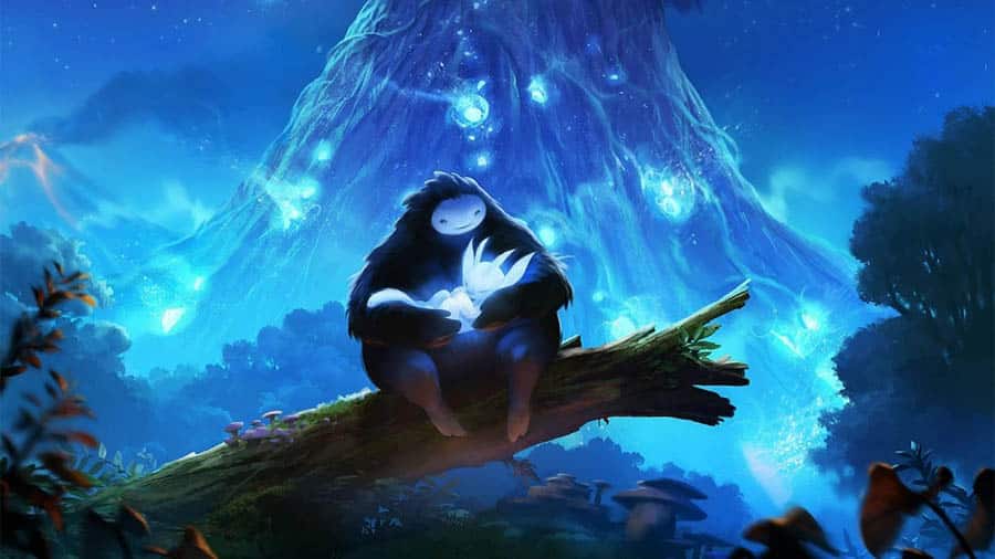 The official picture of Ori and the Blind Forest.