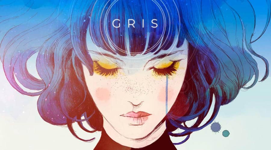 The main wallpaper of Gris, one of the best adventure games on steam.