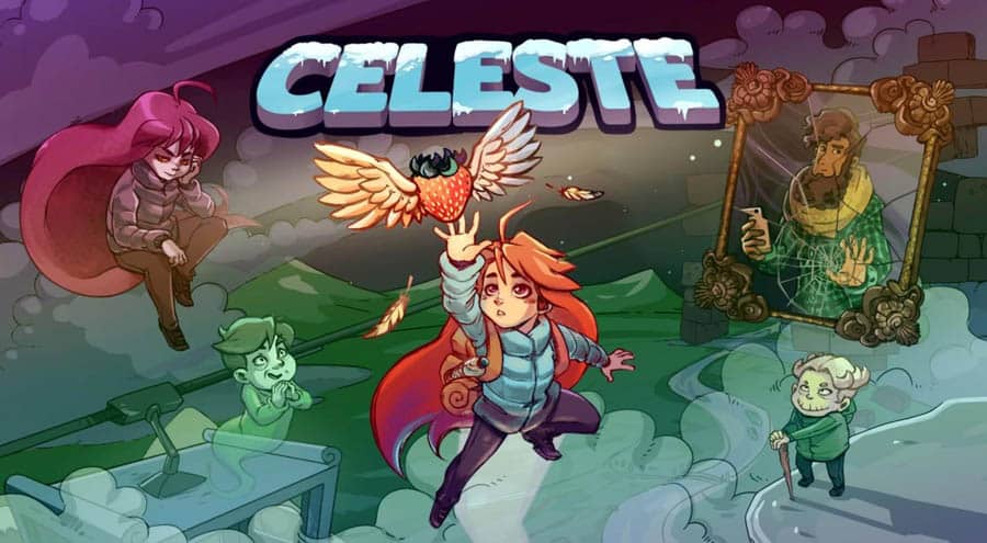 A picture of Celeste, one of the best adventure games on steam.