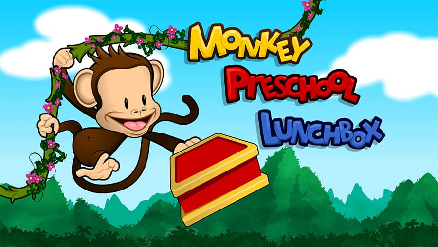 The Official Picture of Monkey Preschool Lunchbox, One of best free ipad games for 7 year olds.