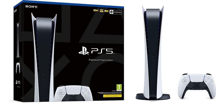 A Picture of PlayStation 5 Digital Edition, best gaming console for kids.