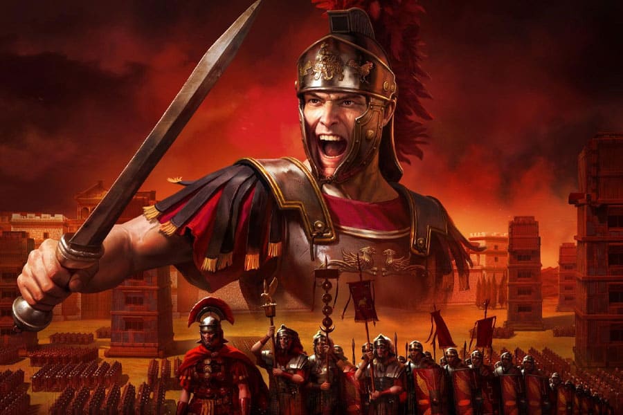 The Official Picture of Rome: Total War, One of The best historical video games.