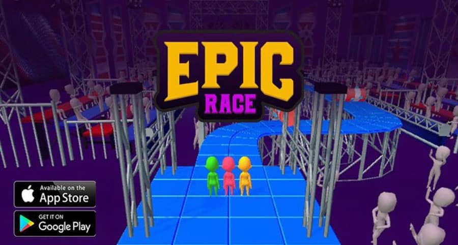 The Official Picture of Epic Race 3D, One of best running games for android.