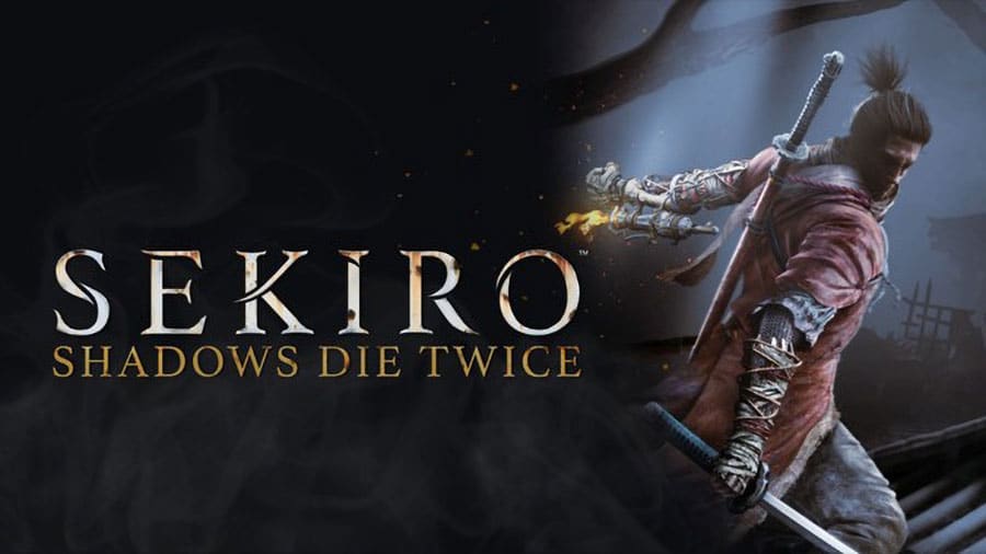 The Official Picture of Sekiro: Shadows Die Twice with its main character, One of best samurai games for ps4.