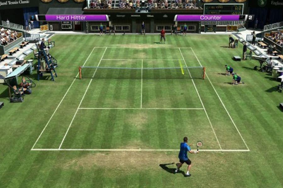 The In Game Picture of Virtua Tennis 4, One of best tennis video games of all time.