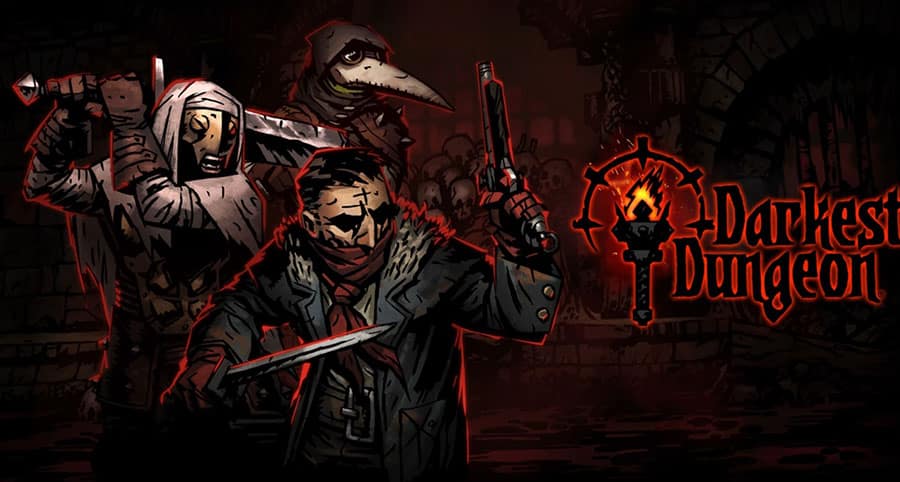 Cover art of Darkest Dungeon.