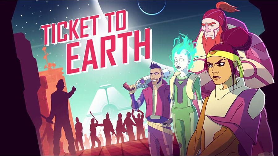 Cover art of Ticket to Earth.