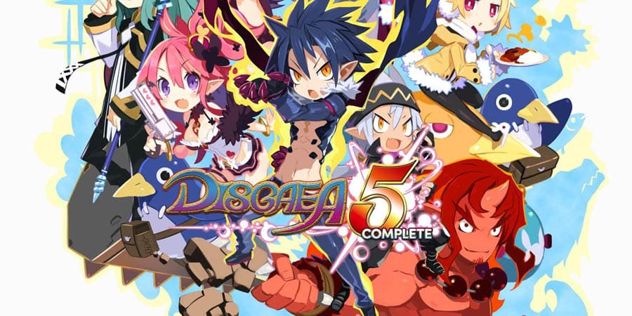 The Official Picture of Disgaea 5 Complete with its characters, One of best turn based strategy games on steam.