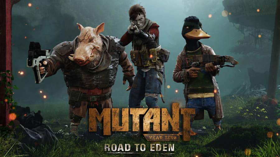 The Official Picture of Mutant Year Zero: Road to Eden with its characters, One of best turn based strategy games on steam.