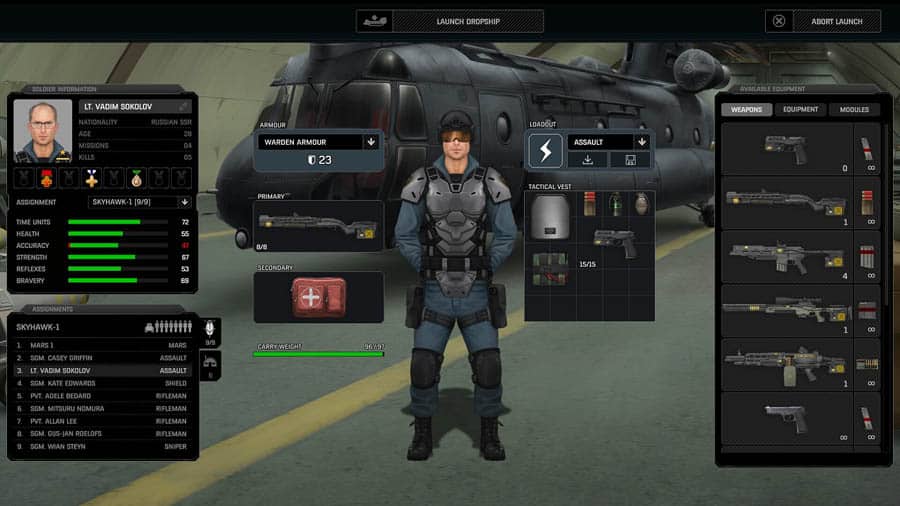 One of the official pictures of Xenonauts. One of the best Turn-based strategy Games on Xbox.