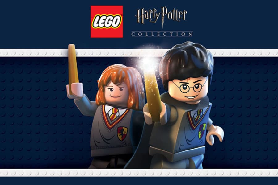 LEGO Harry Potter Collection main poster showing Harry and Hermione.