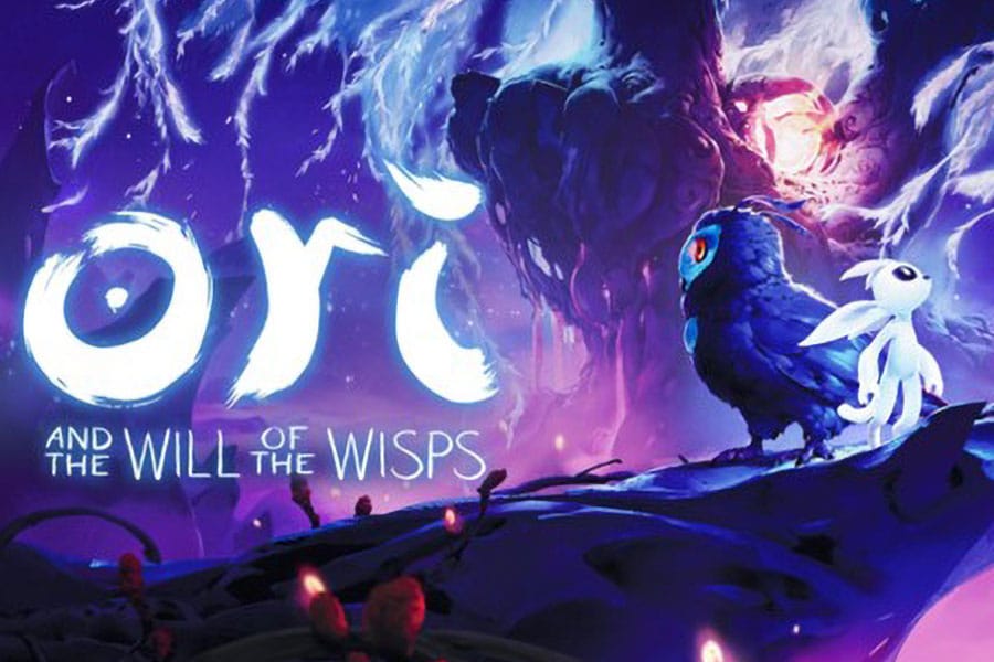 Poster of Ori and the Will of the Wisps showing the game’s two main characters.