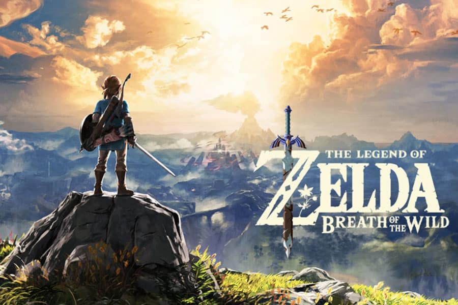 Official Poster of The Legend of Zelda Breath of the Wild.