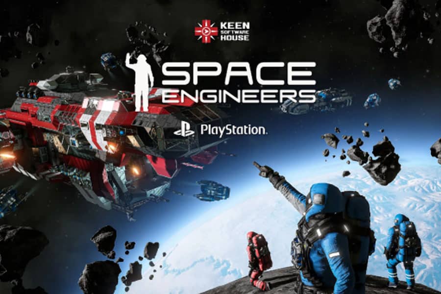 The Official Picture of Space Engineers, One of best video games for engineers.