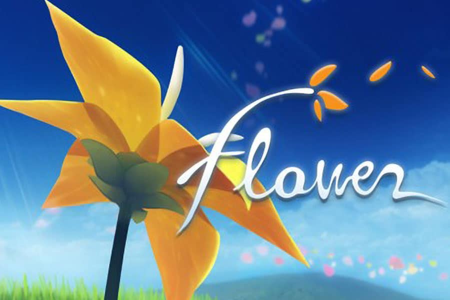 The Official Picture of Flower, One of best video games for stress relief.