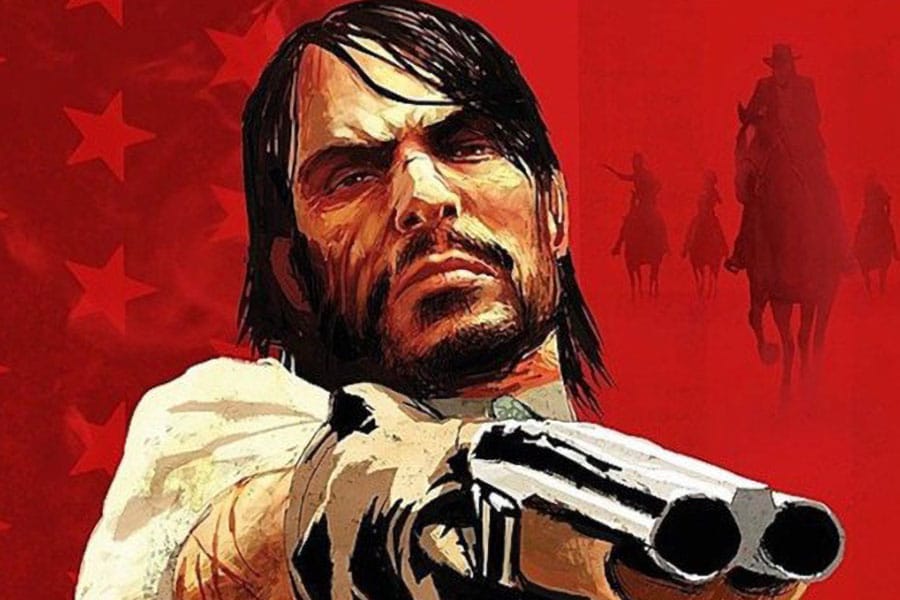 The Official Picture of Red Dead Redemption Featuring John Marston, one of the best western video games of all time.