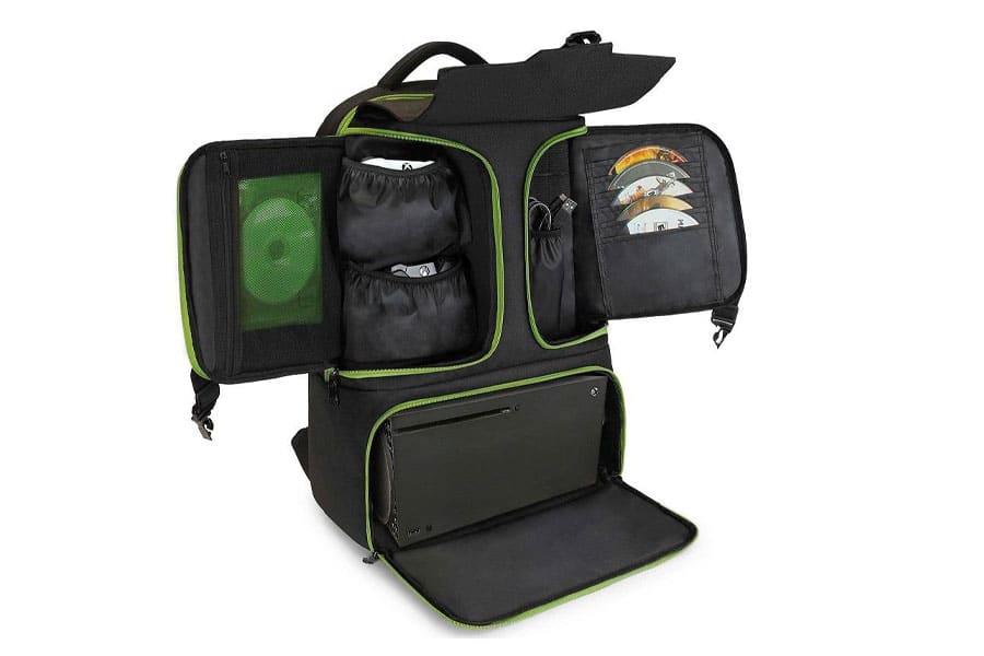 Picture of a Gaming Backpack, a birthday gift for video gamer.