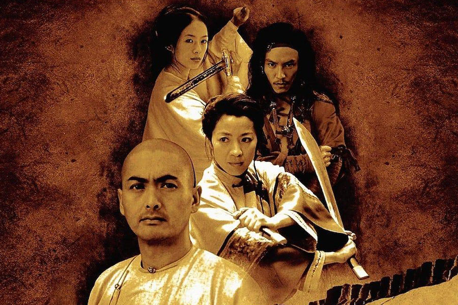 A Picture of Crouching Tiger, Hidden Dragon with its characters, One of chinese movies for gamers.