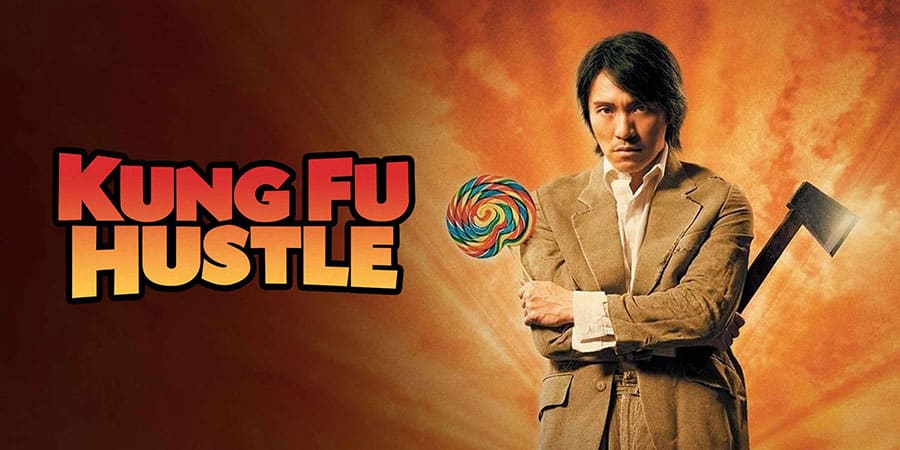 a picture of Kung Fu Hustle with its main character, one of comedy movies for gamers.