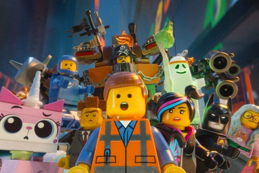 a picture of The LEGO Movie with its main characters, one of comedy movies for gamers.