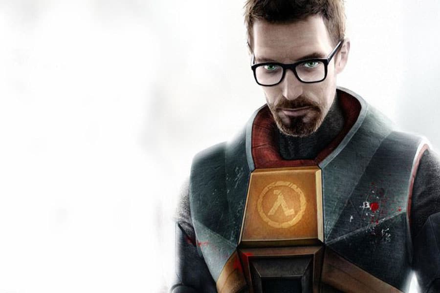 a Picture of Gordon Freeman From Half-Life Series, One of The coolest video game characters.