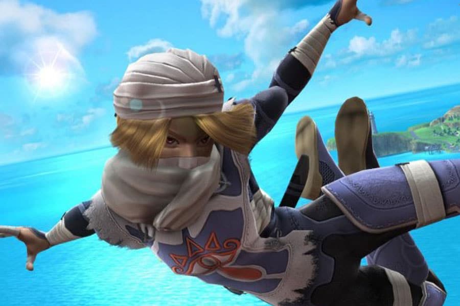 a Picture of Sheik From The Legend of Zelda Series, One of The coolest video game characters.