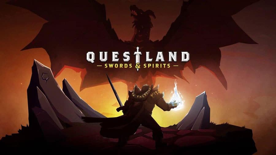 The Official Picture of Questland, One of dungeon crawler games for android.