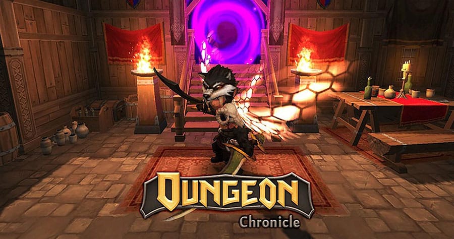 The Official Picture of Dungeon Chronicle, One of dungeon crawler games for android.