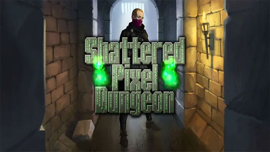 The Official Picture of Pixel Dungeon, One of dungeon crawler games for android.