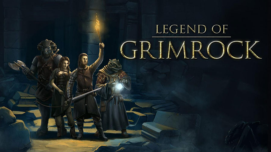 The Official Picture of Legend of Grimrock II with its characters, One of dungeon crawler games for pc.