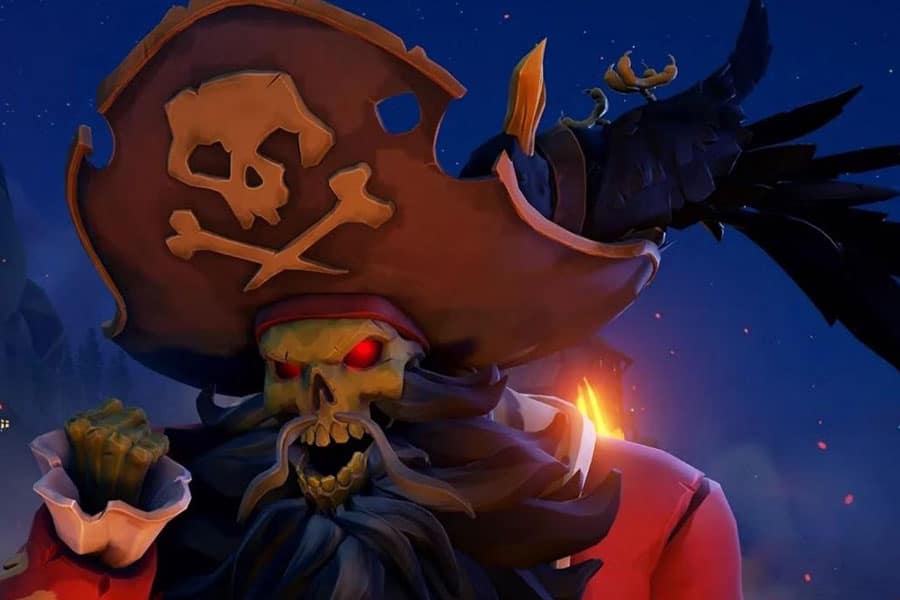 A Picture of LeChuck from The Secret of Monkey Island, One of The easiest boss fights in video games.