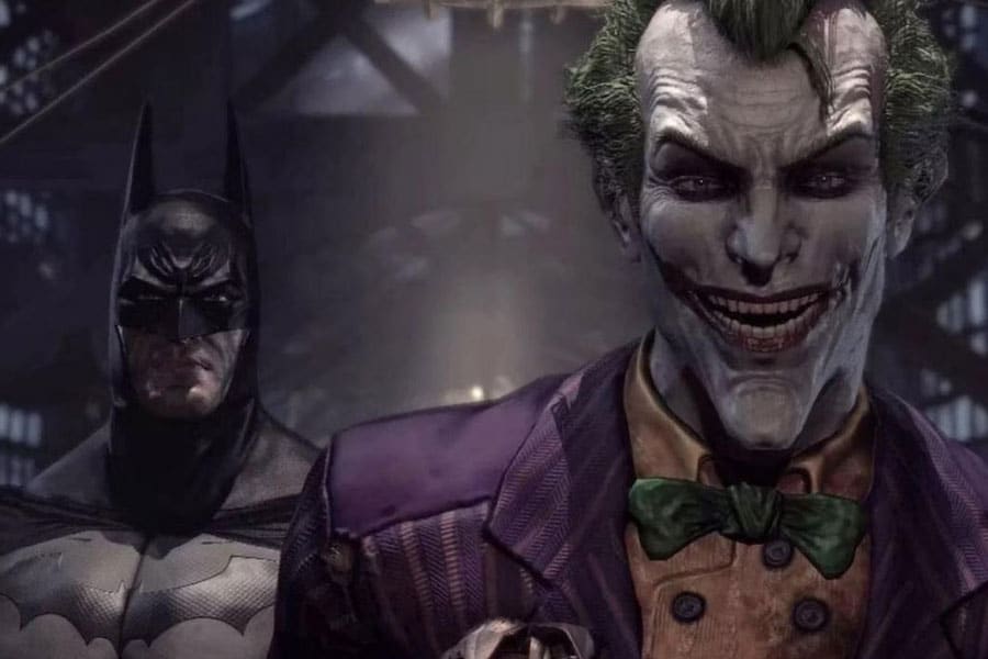 A Picture of The Joker from Batman: Arkham Asylum, One of The easiest boss fights in video games.