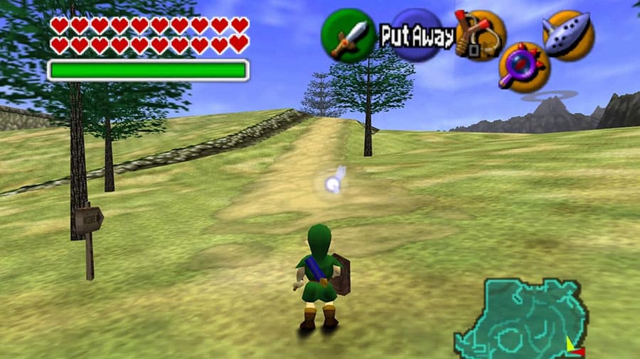 in game picture of The Legend of Zelda: Ocarina of Time, One of Top Titles with the Easiest Boss Fights in Video Games.