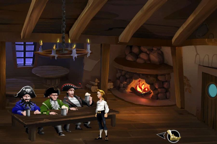 in game picture of The Secret of Monkey Island, One of Top Titles with the Easiest Boss Fights in Video Games.