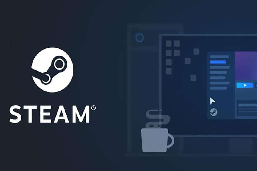 A minimalistic picture of Steam Client and its UI.