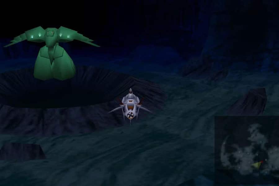 a picture of Emerald Weapon from Final Fantasy VII, One of The hardest boss fights in games.