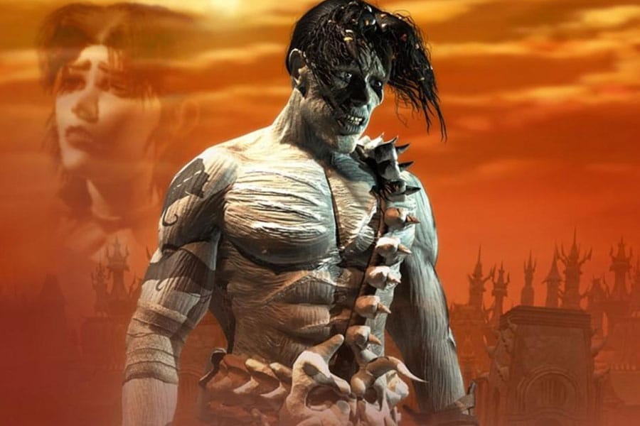 A Picture of The Nameless One from Planescape: Torment, One of The hardest boss fights in games.