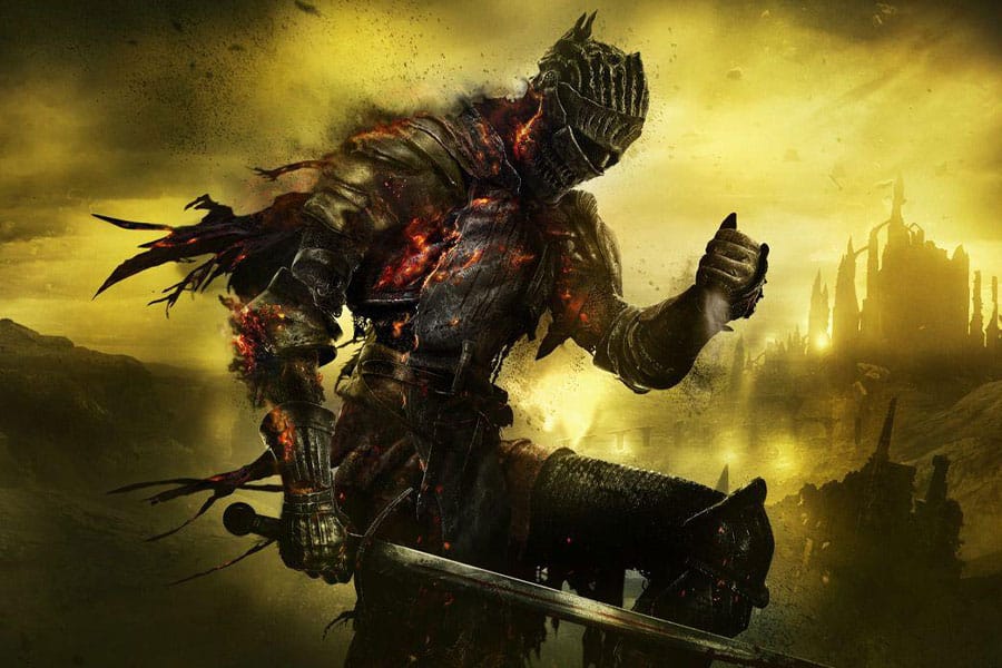 The Official Picture of Dark Souls, One of Top Titles with the hardest boss fights in games history.