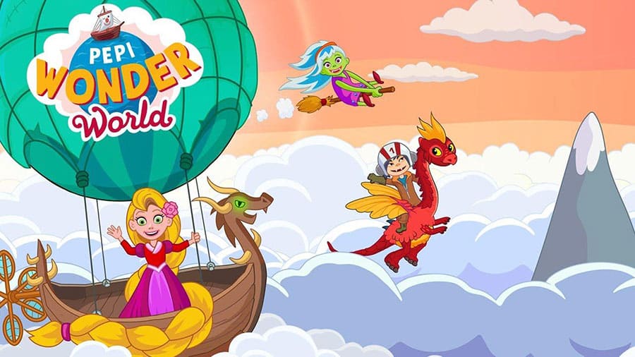 The Official Picture of Pepi Wonder World, One of kids android games without ads.