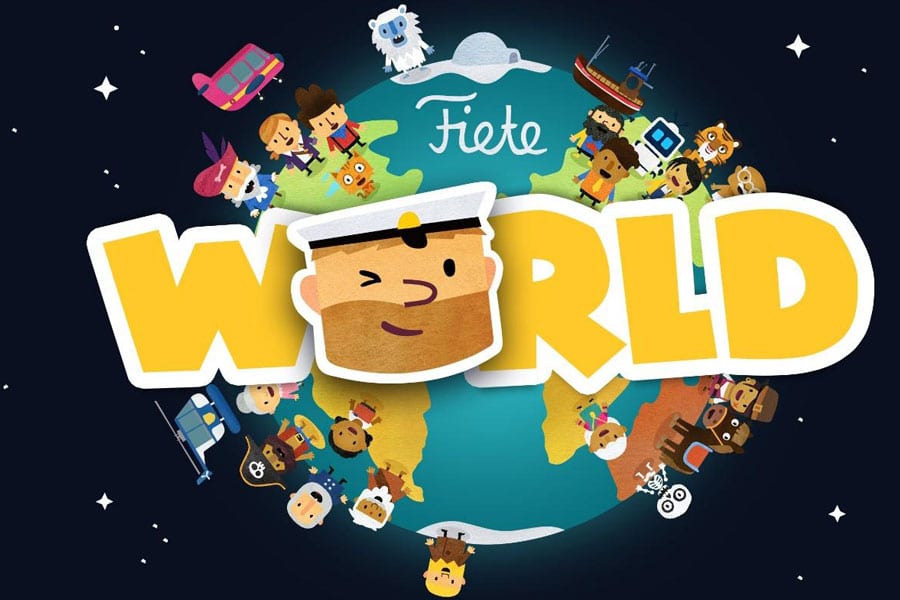 The Official Picture of Fiete World, One of kids android games without ads.