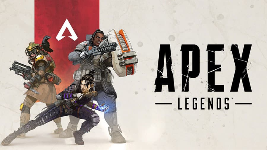 The Official Picture of Apex Legends Featuring its legends, One of The most active players ps5 games.