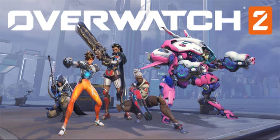 The Official Picture of Overwatch with its Heroes, one of most addictive video games.