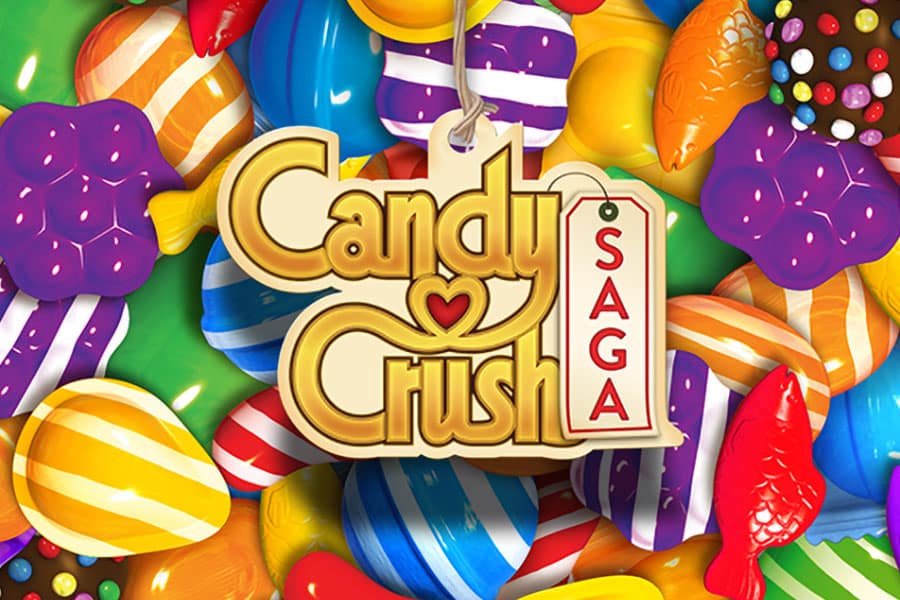 The Official Picture of Candy Crush Saga, one of most addictive video games.