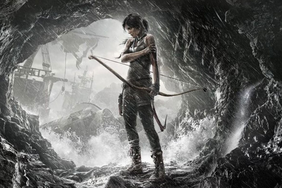 The Official Picture of Tomb Raider Featuring Lara Croft.