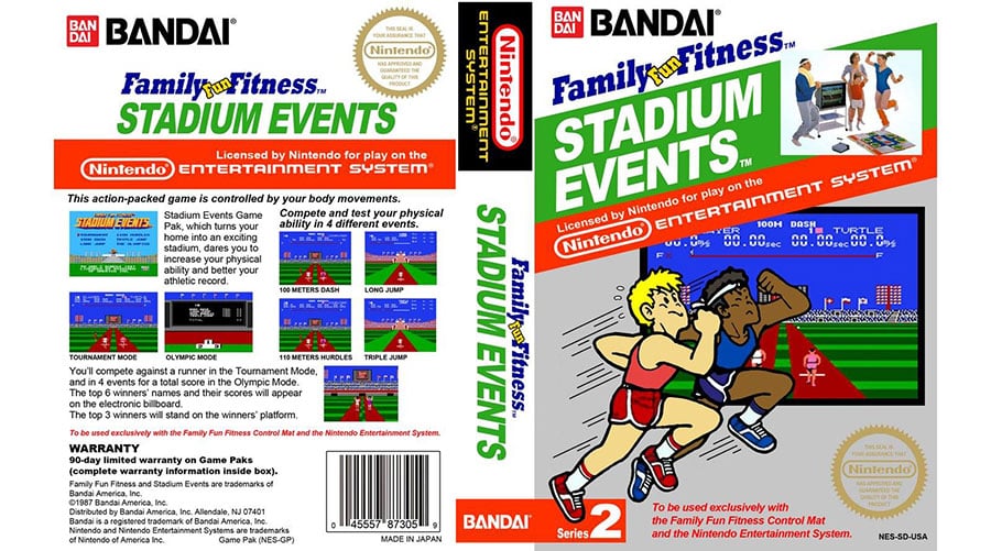 The Official Picture of Stadium Events, One of The most expensive video games.